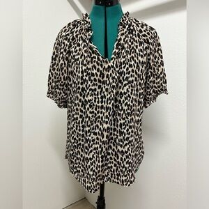 Leopard print top S